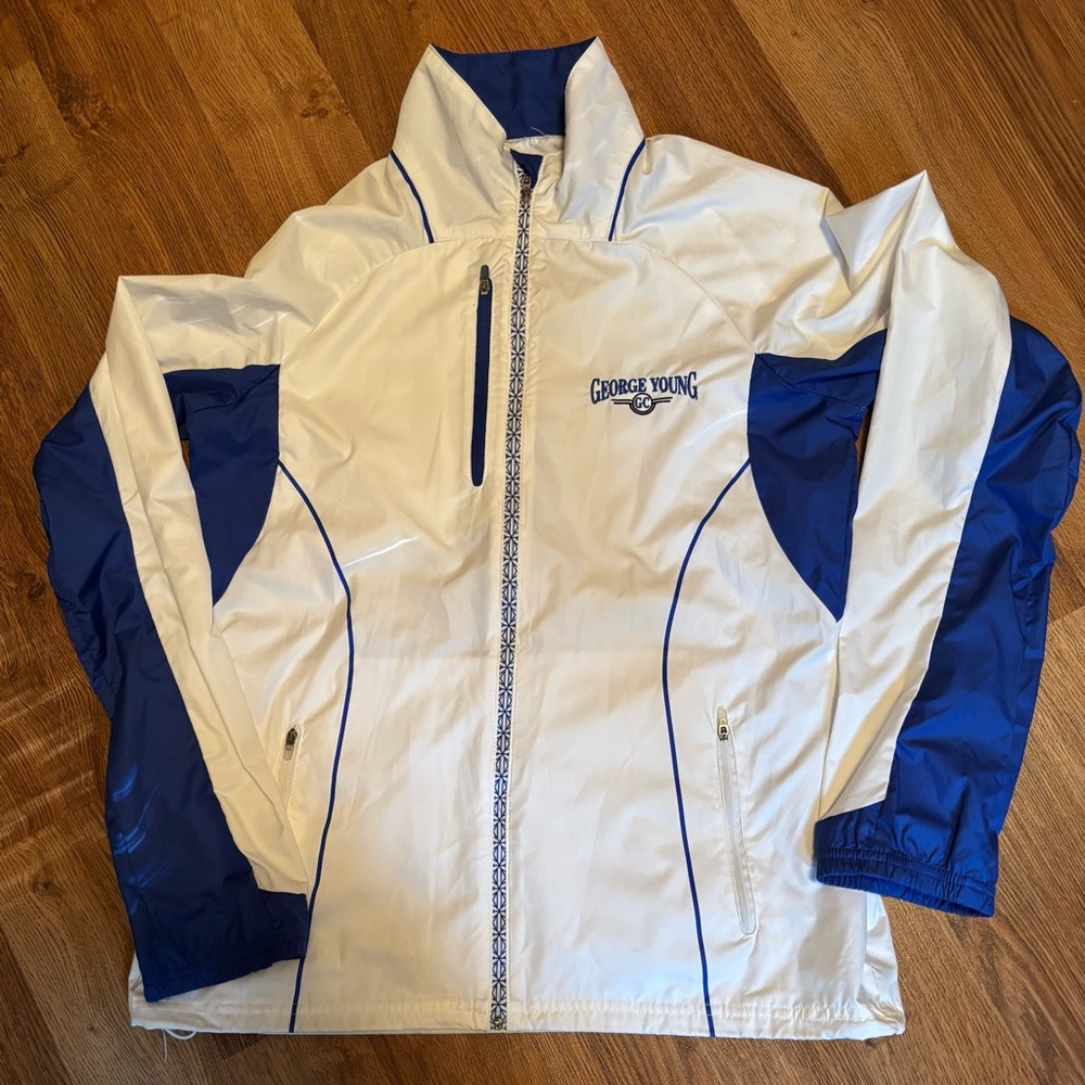 Antigua White and Blue Desert Dry Jacket